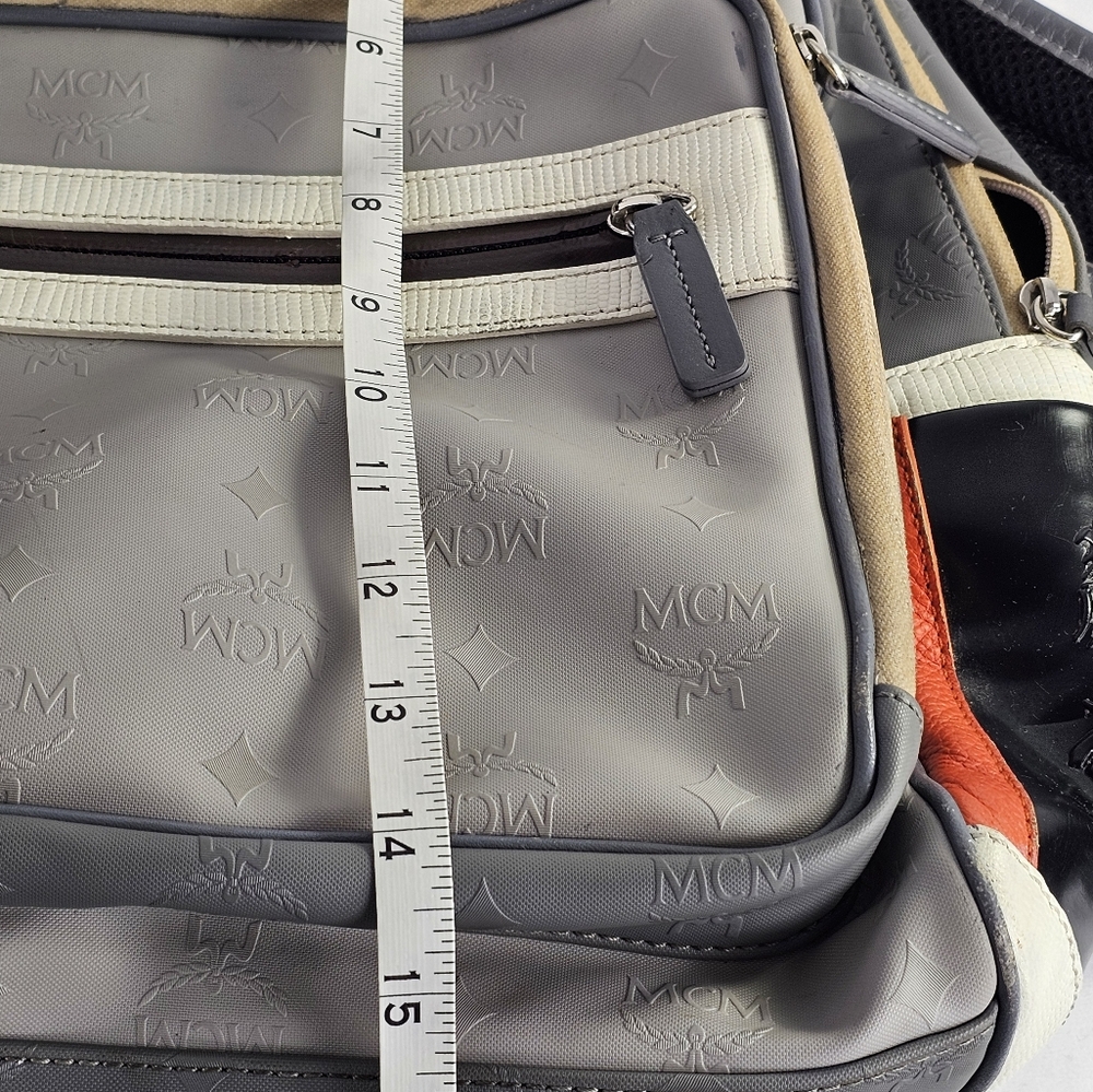 Mcm Metallic Backpack - image 8